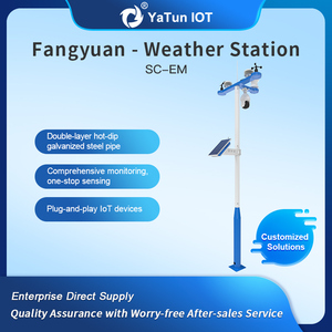 Stazione di Monitoraggio Meteo Agricola Intelligente <span class=keywords><strong>Ya</strong></span> Tun con Sensori di Umidità, 4G, RS485 e Controllo Remoto LoRa - Product Image 5