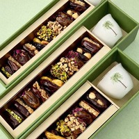 Coffret cadeau de luxe vert personnalisé avec tasse brodée, emballage alimentaire haut de gamme, boîtes rigides, laminage mat, gaufrage