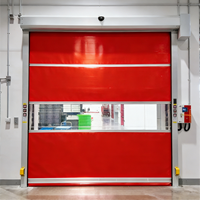 Automatisches Hochgeschwindigkeits-PVC-Rolltor-System mit flexiblem Vorhang für industrielle Lagerhallen, Reinräume und Durchgänge