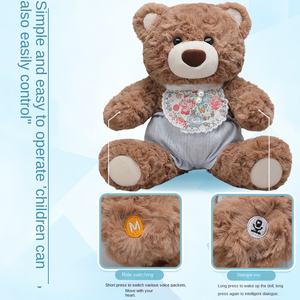 Nieuwe AI Slimme PP Katoenen Teddybeer Panda Pluche Speelgoed voor Vroeg Onderwijs Verjaardag & Begeleidend Cadeau - Product Image 4