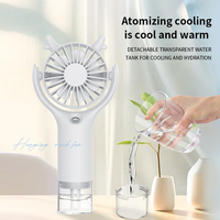 Ventilateur Brumisateur USB Mini Portable Rechargeable avec Batterie pour Usage Domestique et Extérieur 2026