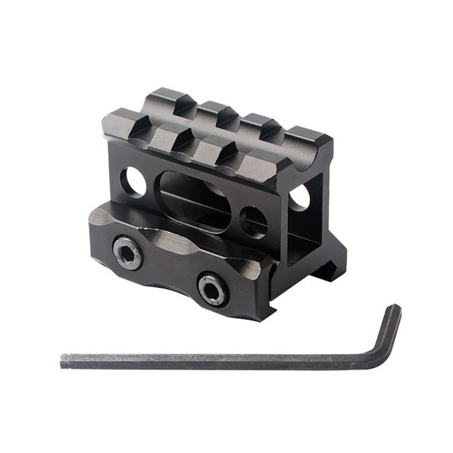3-slot Heightening Guide Rail 20 T 20mm Bracket Steel Rail Installation Converter Guide Rail Telescopic Range Flashlight Laser