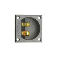 Boîtier de jonction pour amplificateur à deux bornes, avec connecteurs banane et joint d'étanchéité, bornes en cuivre pur, Jinfeng WP2-27, accessoires audio