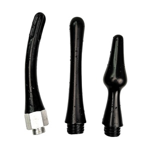 Douche anale en PVC souple noir avec 3 embouts Jouets sexuels pour homme femme Lavage vaginal anal Nettoyage érotique Gay Sexy Bdsm Fun - Product Image 1