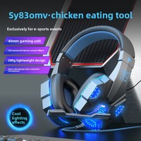 Casque de jeu filaire circum-auriculaire exclusif à faible MOQ avec suppression active du bruit (ANC) – Vente en gros usine pour le gaming