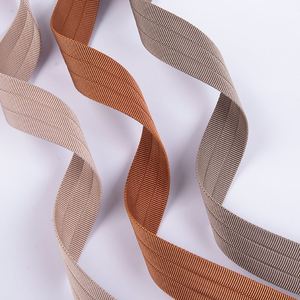 สายรัดโพลีเอสเตอร์สำหรับกระเป๋า สิ่งทอสำหรับบ้าน เข็มขัด สายรัดโพลีเอสเตอร์เลียนแบบไนลอน สายรัดแบบสามร่อง - Product Image 3