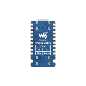 บอร์ดพัฒนาไมโครคอนโทรลเลอร์ Waveshare RP2350-USB-C บนพื้นฐาน Raspberry Pi RP2350A, ดูอัลคอร์ ดูอัล-สถาปัตยกรรมคู่ K495 - Product Image 2