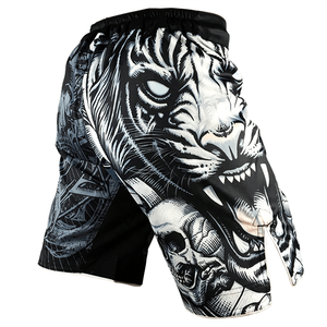 Pantalones cortos directos de fábrica al por mayor de alta calidad personalizados Muay Thai MMA Kickboxing Boxing Fight Short Yoga Leggings Característica transpirable - Product Image 2