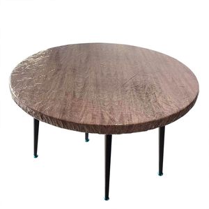 <span class=keywords><strong>Nappe</strong></span> <span class=keywords><strong>ronde</strong></span> <span class=keywords><strong>transparente</strong></span> de qualité supérieure pour l'extérieur, résistante, avec bord élastique, imperméable et lavable - Product Image 4