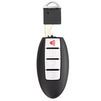 Clés de voiture intelligentes VVDI Xhorse 4 boutons Télécommande universelle Xhorse XSNIS2EN pour Nissan XS Series Coque de clé de voiture