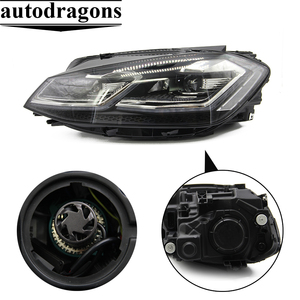 Phares LED Golf 7 MK7.5 2013-2017, DRL, lentille bi-xénon, accessoires de phares Golf 7 Mk7, style automobile - Product Image 5