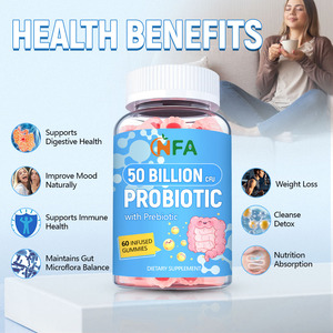 Gomitas Probióticas y Prebióticas Premium con Sabor a Melocotón, Vitamina C, Mantienen el Equilibrio de la Microflora Intestinal para Niños y Adultos - Product Image 5