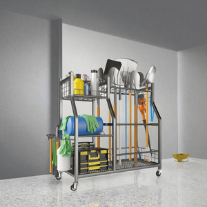 ชั้นวางหม้อและกระทะโลหะ 5 ชั้นสำหรับตู้ พร้อมวิธีการประกอบแบบ DIY 3 วิธี ปรับระดับได้สำหรับหม้อ กระทะ และฝาปิด - Product Image 3