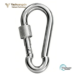 304 Stainless Steel Quick Link Carabiner Hook <b>Clip</b> 200Kg Weight Capacity Spring Snap Hook - Product Image 4