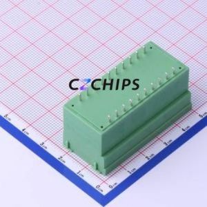 KF2EDGVHM-3.81-2*10P Plug-in Terminal Block Through hole,P=3.81mm Board-to-Board / Socket - Closed Screw Fixing 2x10P 3.81mm - Product Image 2