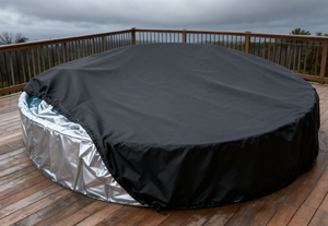 Cache-poussière durable <span class=keywords><strong>pour</strong></span> <span class=keywords><strong>piscine</strong></span> avec matériau imperméable <span class=keywords><strong>pour</strong></span> une protection extérieure et un rangement facile - Product Image 6