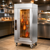 Machine à rôtir automatique au gaz de haute qualité pour poulet, rôtissoire professionnelle en gros