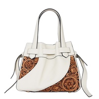 Nouveau Sac Fourre-tout Femme 2025 en Cuir Véritable Style Western Anti-Vol Grande Capacité Sac à Main Alligator Été Lin Ouvert