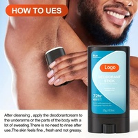 Déodorants Solides Parfumés Longue Durée Naturels Rechargeables Anti-transpirants Rapides pour le Corps et les Aisselles