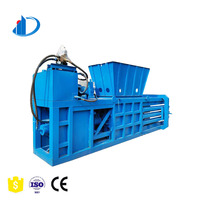 Presse à balles horizontales robustes à deux béliers compacteur ondulé PET Pack presse à foin presse à balles en carton pour emballage