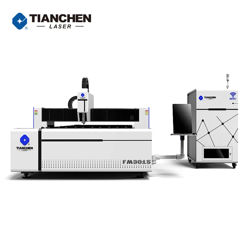 Thiết kế mới 1500 Wát cắt laser thép kim loại cắt laser CNC sợi máy cắt laser cho khuyến mãi