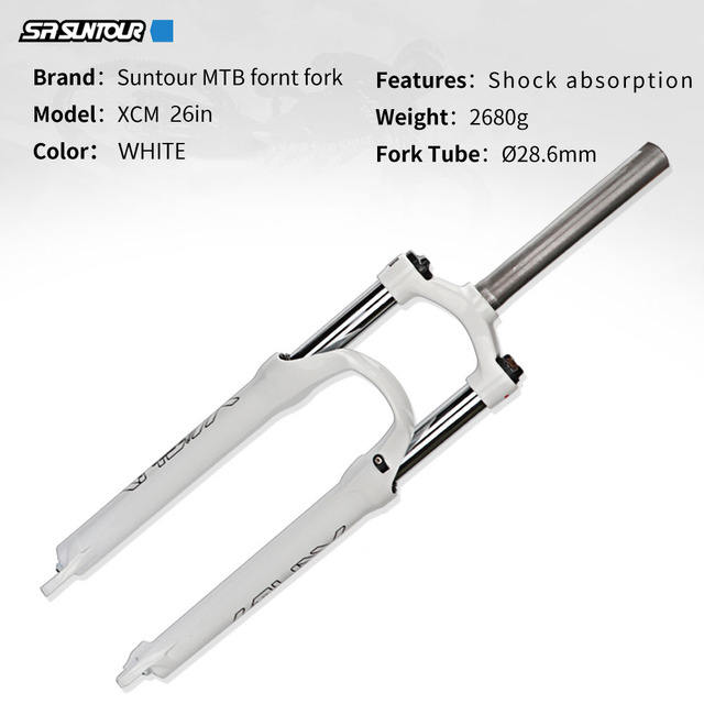 Suntour Xcm 26 Forcella Mtb 26 Suntour SR SUNTOUR XCM Fork Top MTB