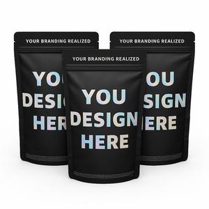 Custom Printed Recyclable Child Proof Resistant Exotic Pouch Edibles Herb Gummies Packaging Holographic Hologram Mylar <b>Bag</b> - Product Image 2