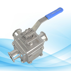 Robinet à boisseau sphérique fileté en acier inoxydable 3 pièces à orifice complet - Product Image 5