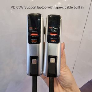 เครื่องชาร์จพกพา 22.5W 10000mAh พร้อมปลั๊กเสียบผนัง สำหรับชาร์จแล็ปท็อป พกพาสะดวกสำหรับการเดินทาง  สายชาร์จเร็วสำหรับการเดินทางเพื่อธุรกิจ พร้อมที่เก็บสาย - Product Image 3