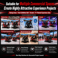 Simulateur de course VR 3D à six axes dynamiques, équipement VR 360 degrés pour aire de jeux, usage intérieur, maison, centre commercial