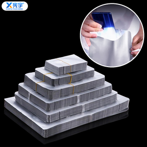 ถุงฟอยล์อะลูมิเนียมสุญญากาศแบบปิดผ<span class=keywords><strong>น</strong></span>ึก 3 ด้าน เกรดอาหาร สำหรับบรรจุภัณฑ์เครื่องสำอาง มาส์กห<span class=keywords><strong>น</strong></span>้า และยา มีสิ<span class=keywords><strong>น</strong></span>ค้าใ<span class=keywords><strong>น</strong></span>สต็อก - Product Image 4