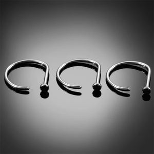 <span class=keywords><strong>Anneau</strong></span> de <span class=keywords><strong>piercing</strong></span> en titane poli miroir ASTM F136 G23 pour le nez, le nombril ou l'<span class=keywords><strong>oreille</strong></span>, idéal pour les mariages - Product Image 5
