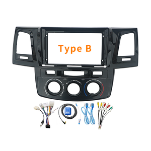 Meihua ชุดโครงวิทยุสเตอริโออัตโนมัติ9นิ้วสำหรับ Toyota Fortuner HILUX <span class=keywords><strong>vigo</strong></span> 2005-2007อุปกรณ์เสริมแผงวิทยุรถยนต์ AC อัตโนมัติ - Product Image 5