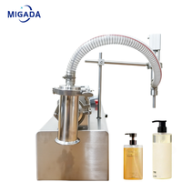 Machine de remplissage semi-automatique pneumatique pour petites quantités de savon liquide, eau minérale, pâte, etc.