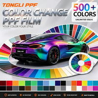 Film de protection de peinture (PPF) coloré en TPU de qualité américaine, auto-réparant, anti-rayures, pour carrosserie de voiture, film de protection de peinture (PPF) en TPU pour voiture