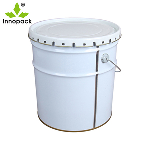 Seau de peinture de vente directe d'usine de revêtement de support de matériau de qualité alimentaire seau en métal 20L avec couvercle - Product Image 4