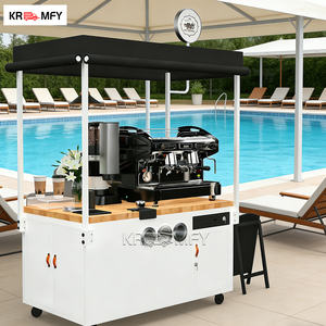 Chariots de vente ambulante mobiles en Chine, chariot à sucettes glacées, vente au détail d'aliments, hôtels, boulangeries, magasins de crème glacée - Product Image 2