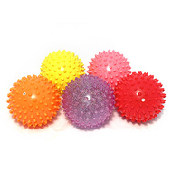 Ballon de massage à picots en PVC de haute qualité sans phtalates, diamètre 10 cm, couleur et logo personnalisés, marque OEM, origine TW, modèle pour centre de fitness