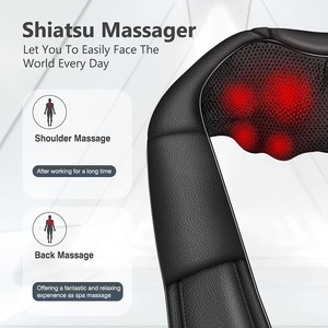 Masajeador Eléctrico de Cuello y Hombros Shiatsu con Calor, Chal de Masaje Portátil, Dispositivo de Masaje para el Hogar - Product Image 2