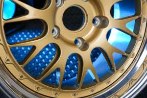 Jantes en alliage d'aluminium doré, finement traitées, robustes, anti-rayures, longue durée de vie, 19 et 20 pouces - Product Image 2