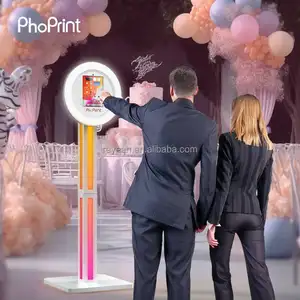 Phoprint الجيل التاسع ستشارك محطة Revospin Shell Photobooth -Ipad