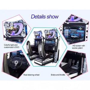 เครื่องเกมแข่งรถอาร์เคดแบบหยอดเหรียญในร่มรุ่นใหม่ 1 ผู้เล่น พร้อมจอ LCD ปรับแต่งได้ - Product Image 3