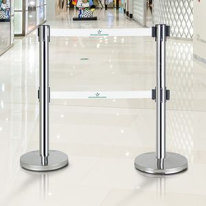 תור חגורת נירוסטה נשלף כבל חבל מנהל זמני מחסום מנהל זמני עבור בקרת קהל מחסומי תנועה לעמוד - Product Image 5