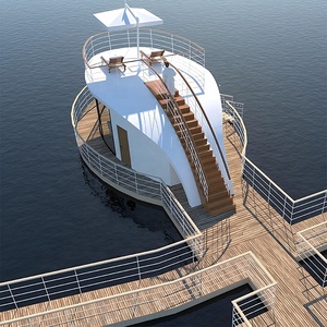 <span class=keywords><strong>Casa</strong></span> contenedor de estructura de acero prefabricada de lujo para fiesta y pesca <span class=keywords><strong>Casa</strong></span> de <span class=keywords><strong>agua</strong></span> flotante en forma de pájaro para Villa Hotel Casas pequeñas - Product Image 4