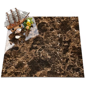 Moderne voll polierte glasierte Fliesen Lila Rot Dunkler Ziegel 60 X60 Form Fliesen für Wohnzimmer Esszimmer Boden Innenwand - Product Image 4