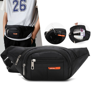 Sac banane unisexe, sac de taille, pochette de voyage, porte-monnaie et téléphone, sac banane pour homme, pochette multifonction pour la plage - Product Image 6