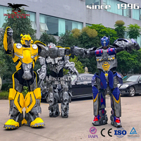 Modèle de robot personnalisé en métal transformé de grande taille parc d'attractions intérieur pour enfants en vente dans les centres commerciaux parcs d'aventure