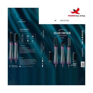 Styler capillaire multifonction 5 en 1, sèche-cheveux, brosse à air chaud, lisseur professionnel, prix bas, nouveauté - Product Image 5