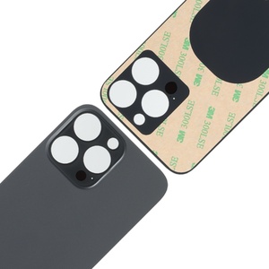 Coques de remplacement pour téléphones portables Apple iPhone 14 13 12 11 X Xr 8, coque arrière en verre avec grand trou - Product Image 1
