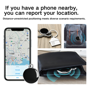 Collier avec <span class=keywords><strong>puce</strong></span> d'identification intelligente certifiée MFi, balise NFC anti-perte, localisateur pour chiens et chats de toutes races - Product Image 5